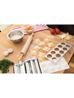 GEFU Black Pasta Maker and Pasta Dryer Set